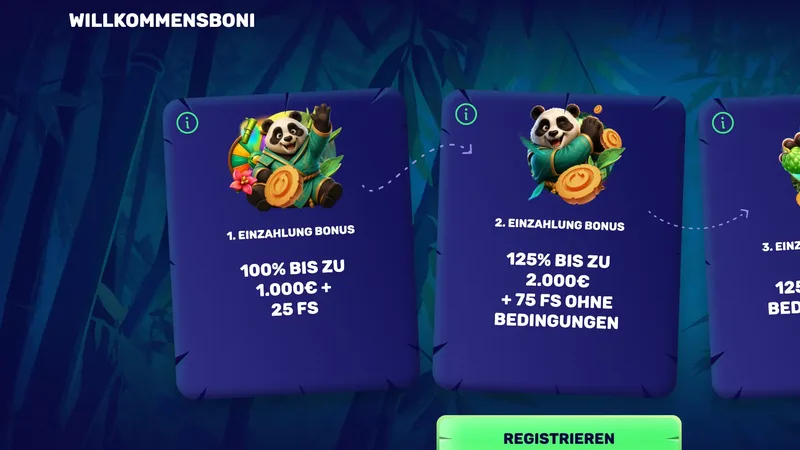Reloadbonus bij Spinpanda Casino